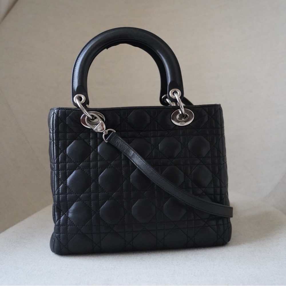 Dior Lady Bag Lambskin Medium Size - Picture 2 of 7